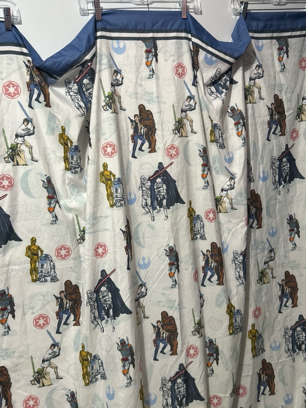 Star Wars Kids Bedding Sheet Set in White, Blue, Gold, Brown